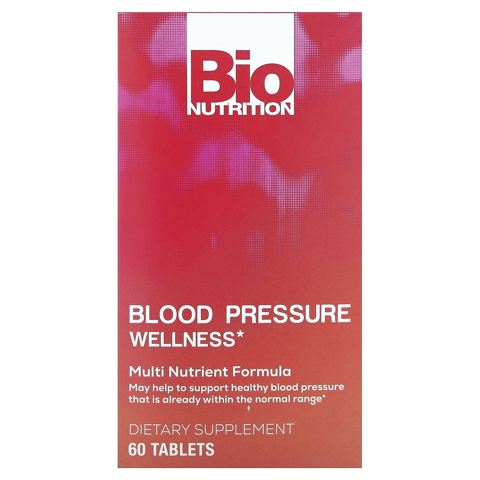 Bio Nutrition, Blood Pressure Wellness, 60 Tablets UPC 854936003037 | HiLife Vitamins